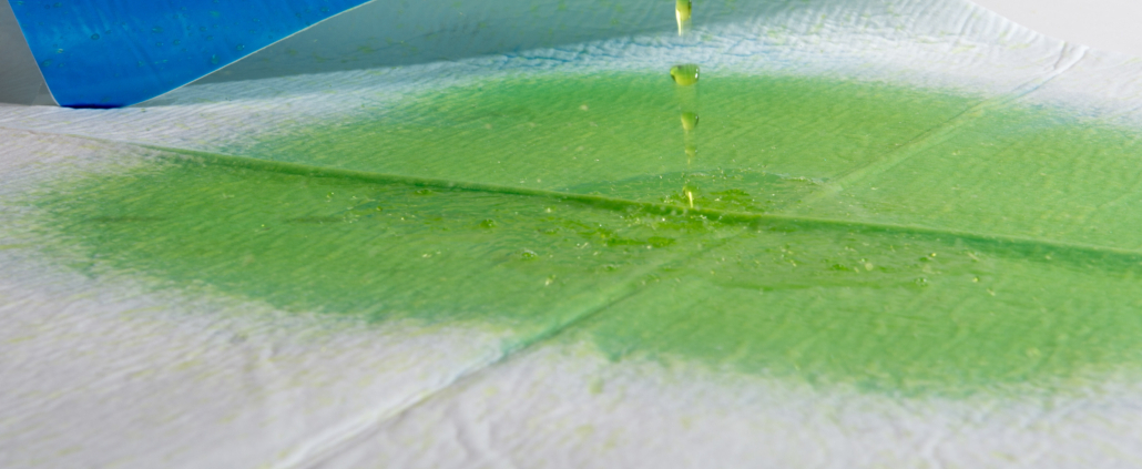 Green operating room - managing spills